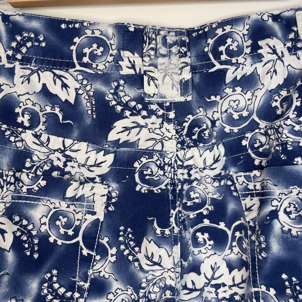 Enyce Clothing Co. Floral Shorts Pockets 90's Hip Hop Blue White Men's Size 40 - Picture 5 of 16